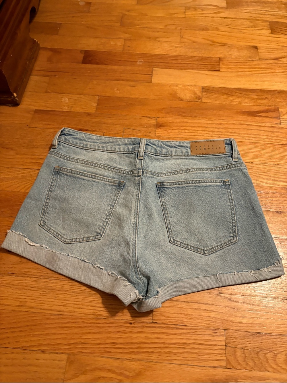 PacSun Light Blue Denim Cutoff Shorts